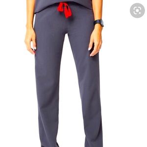 Small Charcoal Figs scrub pants